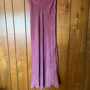 AWAVEAWAKE BIAS MAXI SKIRT